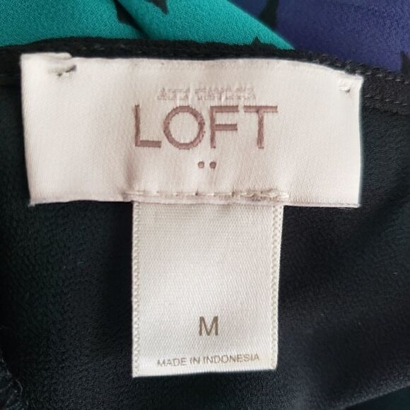 Ann Taylor Loft Ladies Sleeveless Sheer Top, Med - Picture 10 of 13